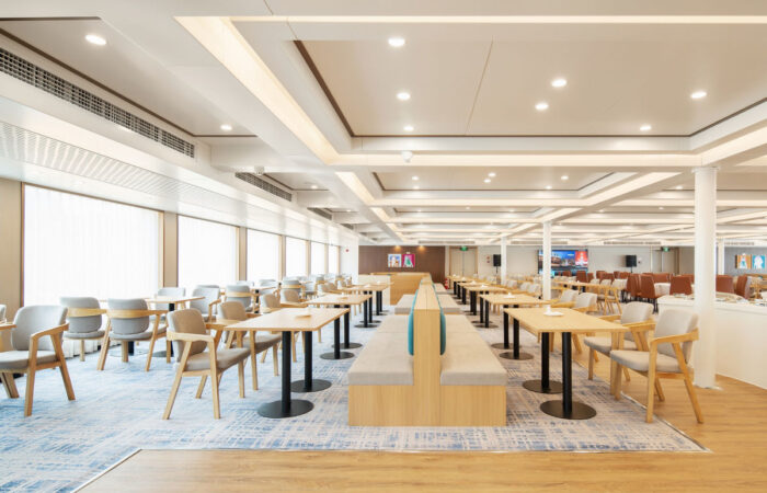 Dining Room on China Goddess 3 Cruise Ship