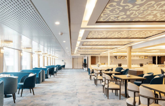 VIP Dining Room on China Goddess 3 Cruise Ship